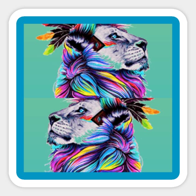 lion Sticker by NAJI PROD EXTRA